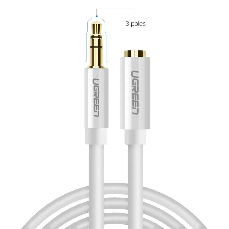 Cáp âm thanh nối dài 3.5mm 3 khấc dài 1.5M Ugreen 40674
