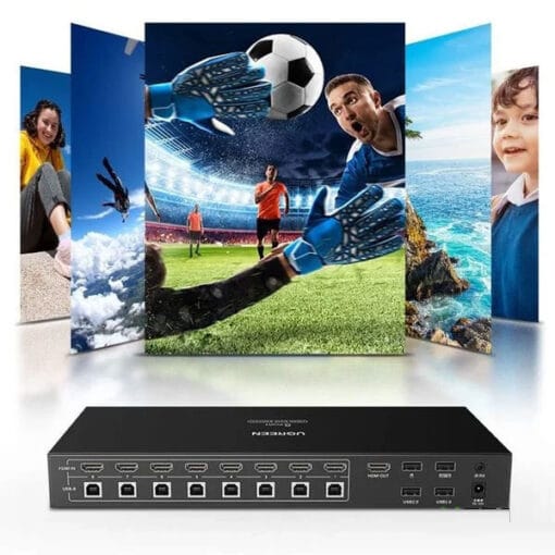 Bộ gộp HDMI 8 vào 1 ra có KVM 4K Ugreen 80963