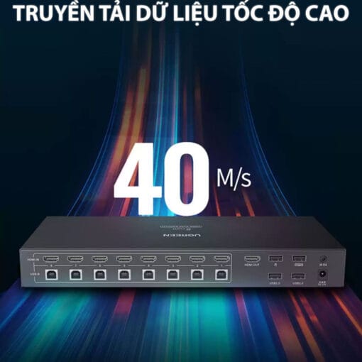 Bộ gộp HDMI 8 vào 1 ra có KVM 4K Ugreen 80963