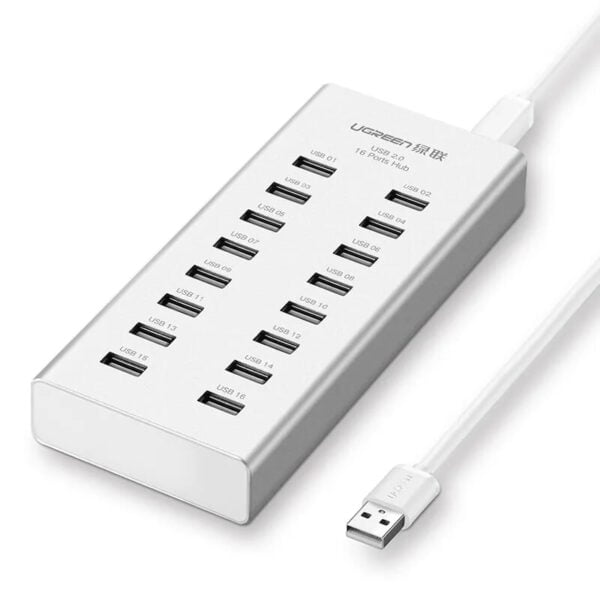 Hub USB 2.0 Ugreen 20298 16 in 1 (16 cổng USB 2.0)