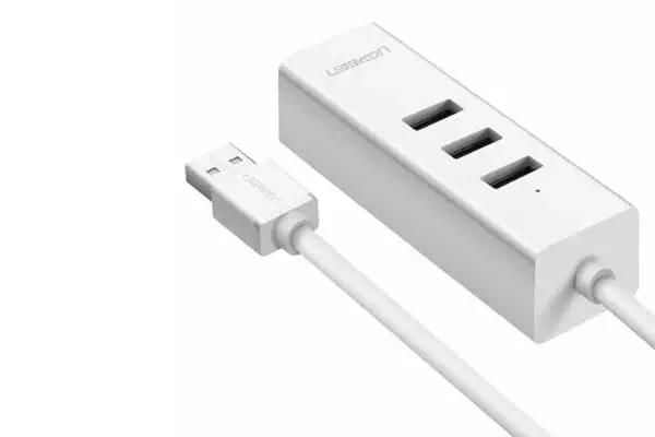 Hub USB 2.0 Ugreen CR129 4 in 1 (3 USB 2.0+1 Lan) - Ảnh 7
