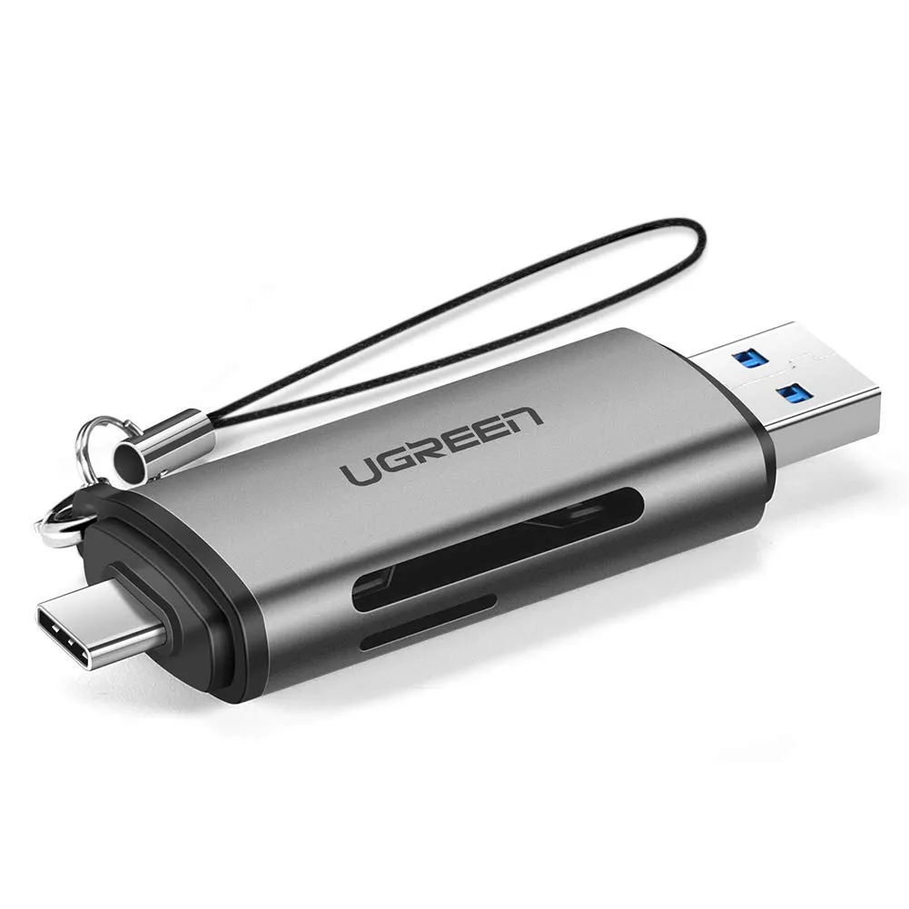 Đầu đọc thẻ nhớ Type C và USB 3.0 Ugreen 50706