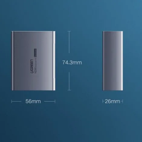 Bộ khuếch đại HDMI 70m qua cáp mạng Ugreen 20519