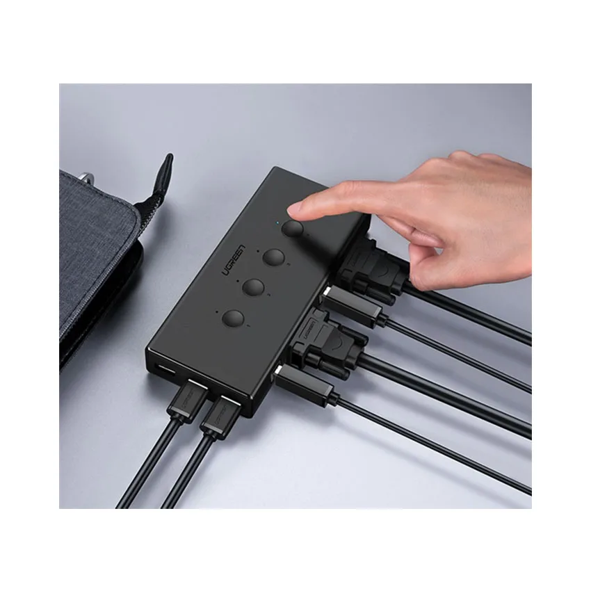 Bộ chuyển đổi KVM switch VGA 4 ra 1 Ugreen 50280