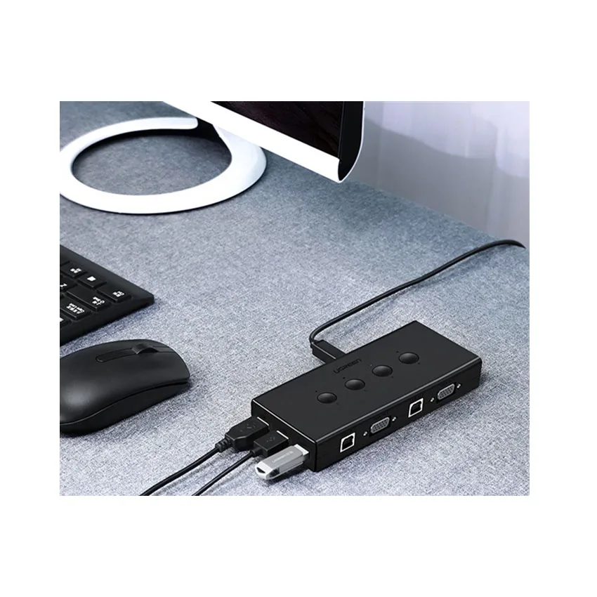 Bộ chia VGA 4 ra 1 có KVM Ugreen 50280