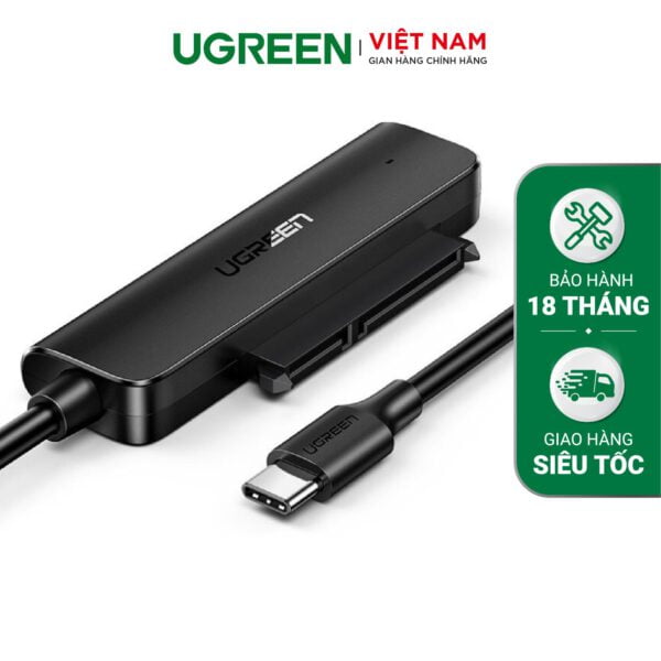 Dây cáp USB sang SATA Ugreen CM321 (2 loại USB type C và 3.0)