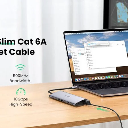 Cáp mạng CAT6a siêu mỏng dài 5m Ugreen 70654