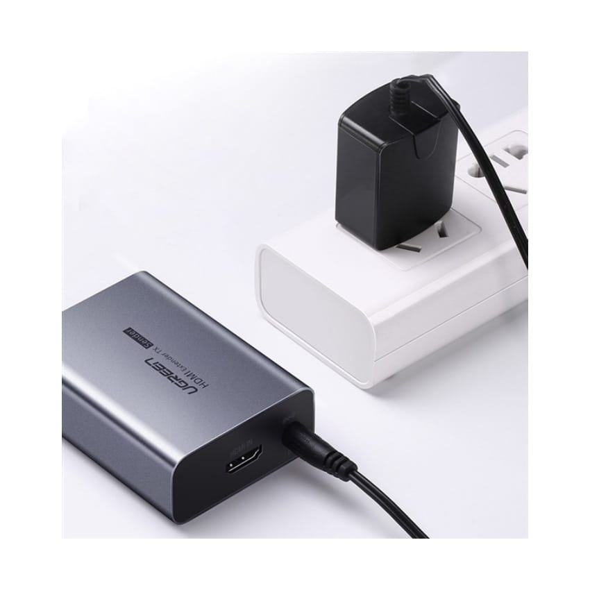 Bộ khuếch đại HDMI 50m qua cáp mạng Ugreen 50739