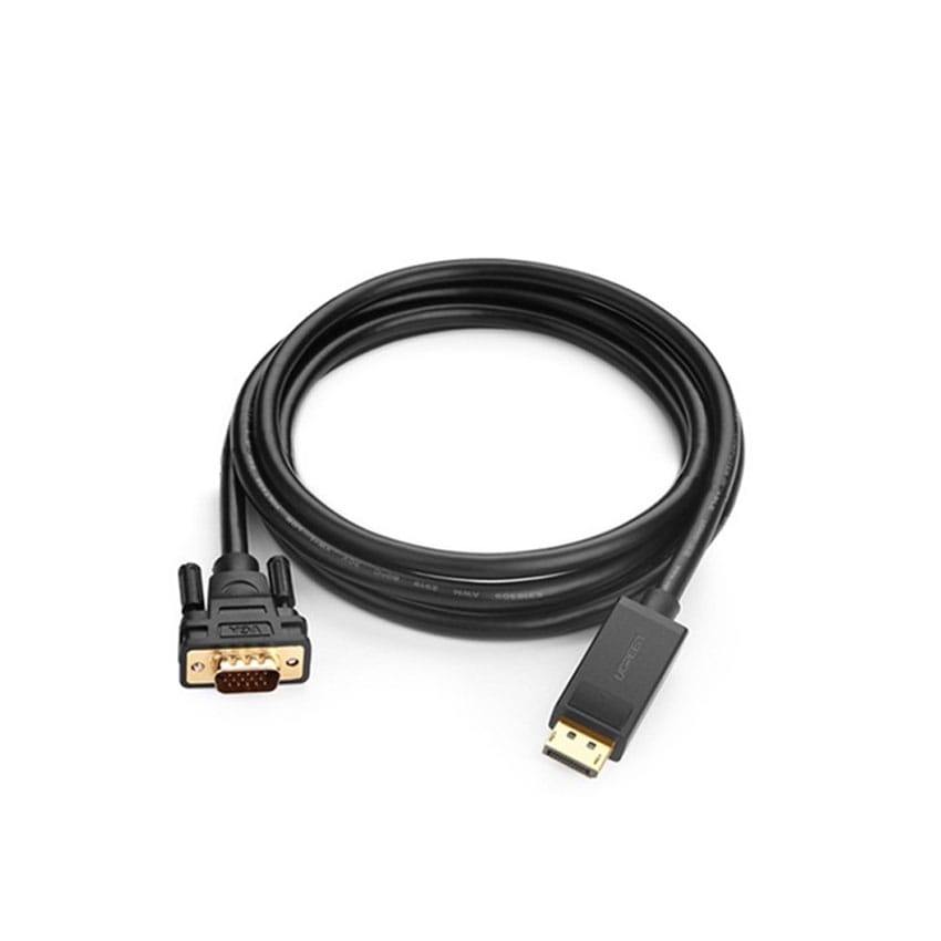 Dây Cáp chuyển Displayport sang VGA Urgreen DP105 (Hỗ trợ Full HD 1080p@60Hz)