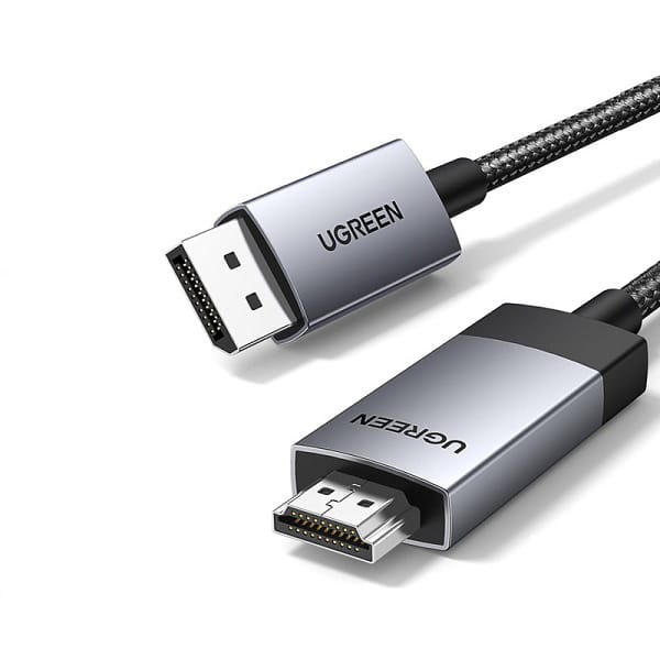 Cáp Displayport to HDMI 2.0 dài 1m hỗ trợ 3D 4K@60Hz Ugreen 15773