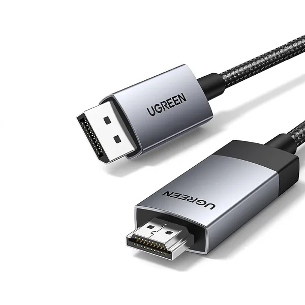 Cáp Displayport to HDMI 2.0 dài 1m hỗ trợ 3D 4K@60Hz Ugreen 15773