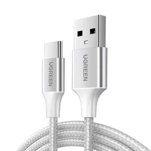 Dây cáp sạc USB 2.0 sang USB Type-C Ugreen US288 bọc nylon 25cm-2m