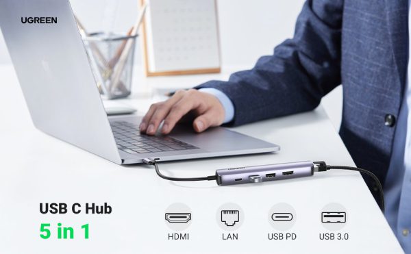 Hub USB Type-C Ugreen 10919 4 in 1