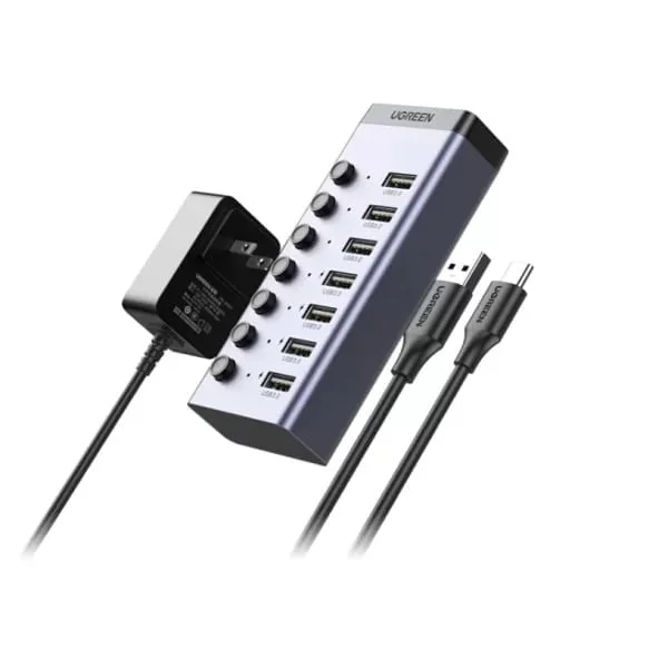 HUB USB 3.0 Ugreen 30778 7 in 1 (7 cổng USB 3.0 có công tắc)