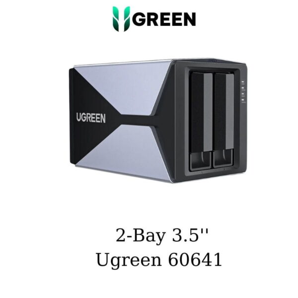 Box 2-Bay 3.5'' Raid Hard Drive Enclosure Ugreen 60641