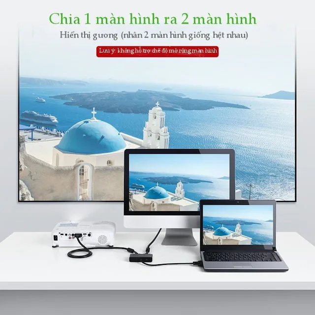 Cáp chia VGA 1 ra 2 Ugreen 40254