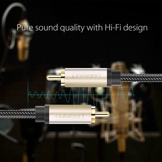 Cáp âm thanh 3.5mm to RCA Coaxial 2m Ugreen 20733