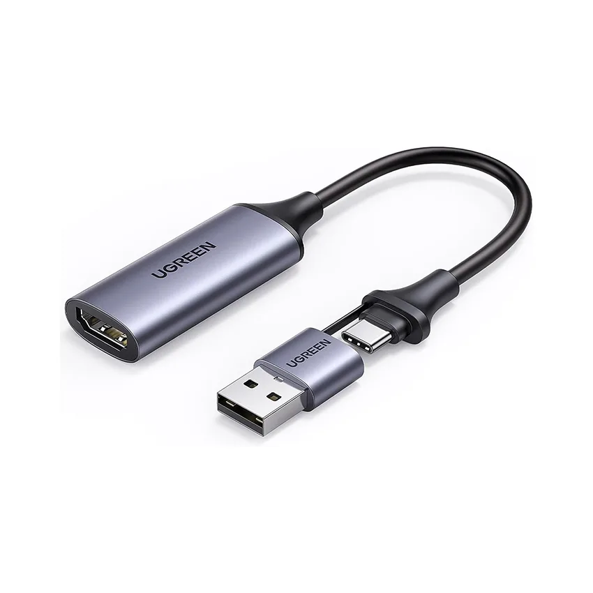Thiết bị ghi hình HDMI to USB 2.0 / Type-C Ugreen 40189