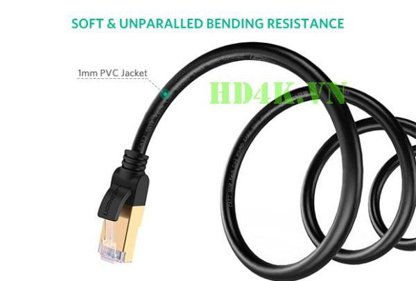 Cáp mạng đúc sẵn Cat7 dài 1.5m tròn Ugreen 11277