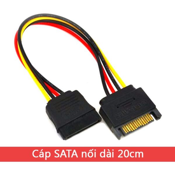 Cáp nguồn SATA nối dài 20cm