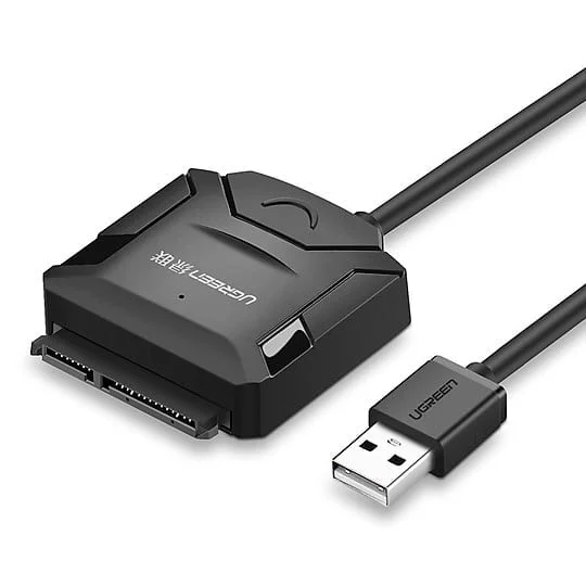 Dây cáp USB 3.0 sang SATA Ugreen CR108 20611 (kèm dây nguồn 12V2A)