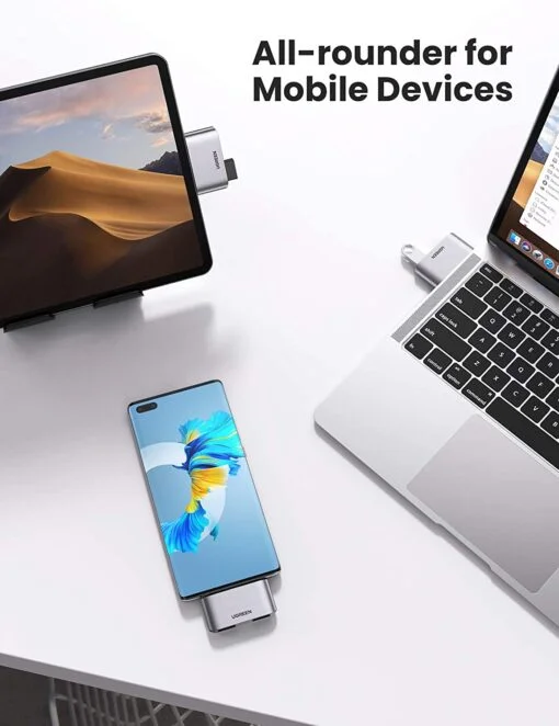 Hub USB Type-C không dây Ugreen 10912 2 in 1 (2 cổng USB 3.0)