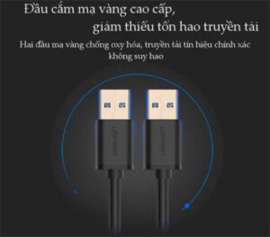 Dây cáp USB 3.0 Ugreen 2 đầu dương