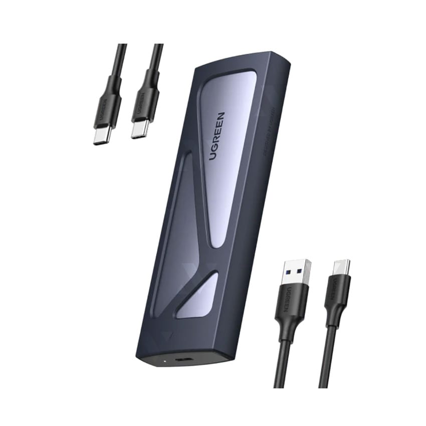 Box ổ cứng SSD M.2 B&M-Key & M-Key NVME – PCIE 3.0 USB Type-C 3.2 GEN2 Ugreen 90541
