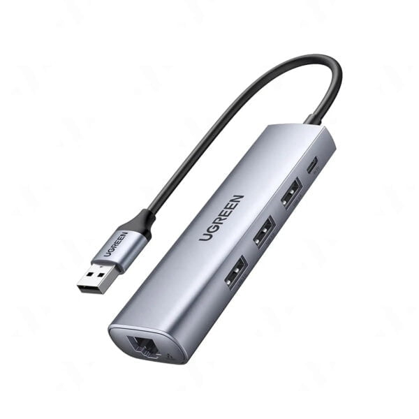 Hub USB 3.0 Ugreen 60812 4 in 1 (3 cổng USB 3.0 + 1 Lan)