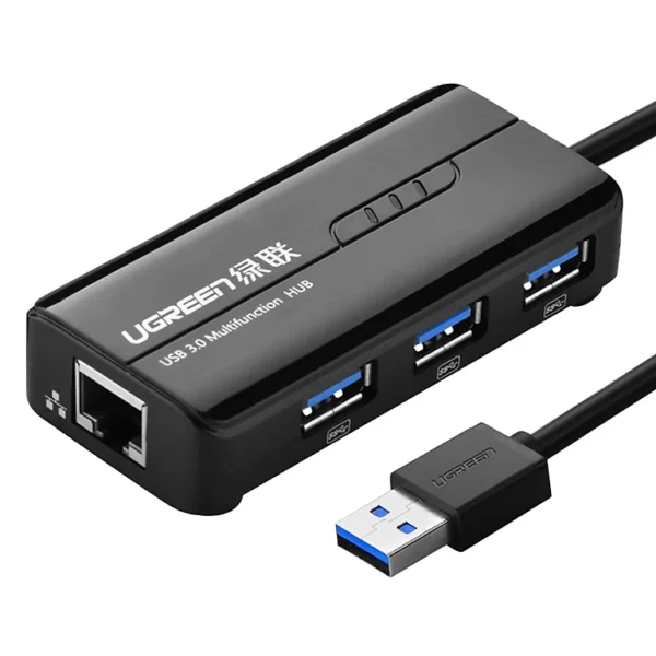 Hub USB Ugreen 4 in 1 (3 USB + 1 LAN) 2 phiên bản USB 2.0 & USB 3.0