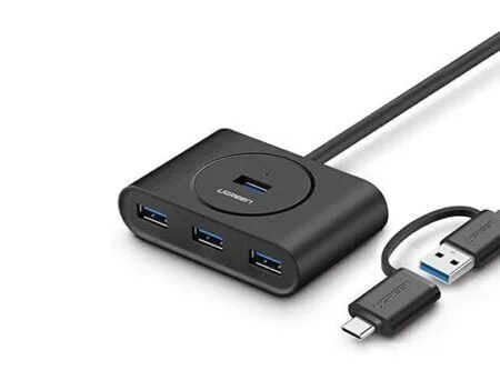 Hub USB Type-C/USB 3.0 Ugreen 40850 4 in 1
