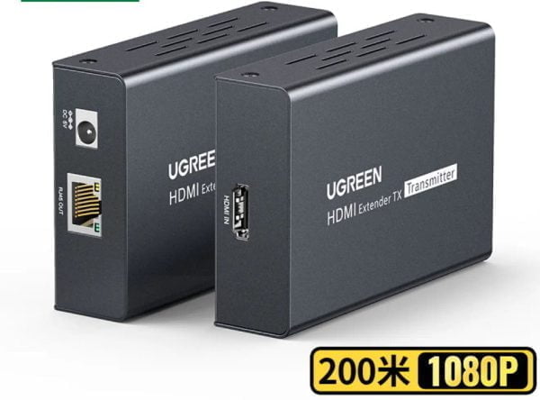 Bộ khuếch đại HDMI qua Lan 200m  (Transmitter) Ugreen 80961