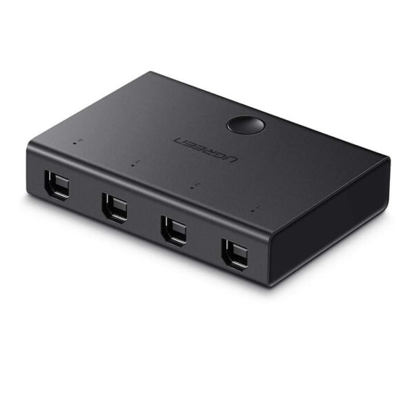 Bộ chuyển đổi KVM Switch USB 2.0 Ugreen 30346 (Vào 4 USB-B 2.0 ra 1 USB-A 2.0)