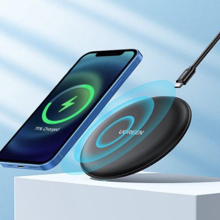 Sạc không dây cho điện thoại thông minh màu đen Ugreen 15112