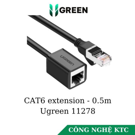 Cáp mạng Cat6 nối dài 0.5m Ugreen 11278