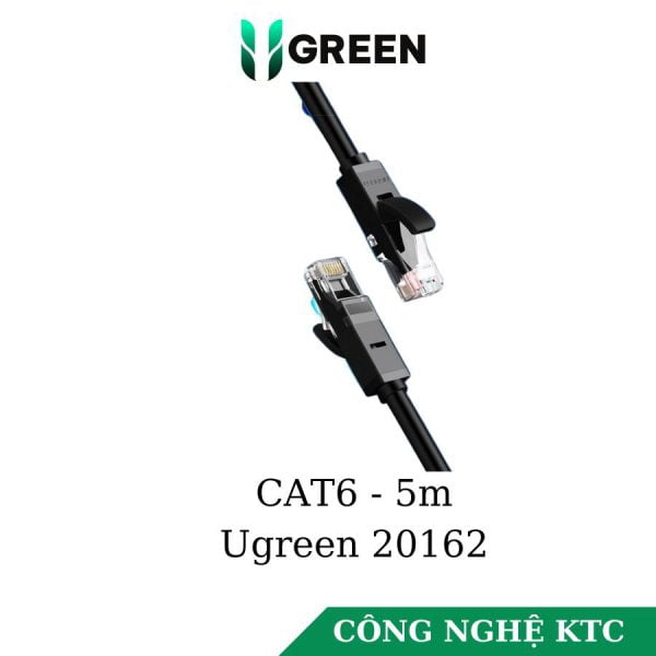 Cáp mạng CAT6 5m (màu đen) cao cấp Ugreen 20162