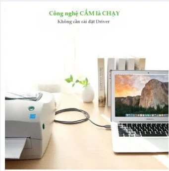 Cáp chuyển USB to DB25  Parallel dài 2m Ugreen 20224