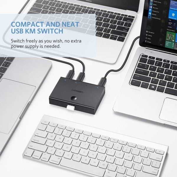 Bộ Chuyển Đổi KVM Switch USB 2.0 Ugreen 30346