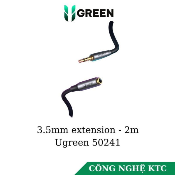 Cáp Audio 3.5mm nối dài 2m Ugreen 50241