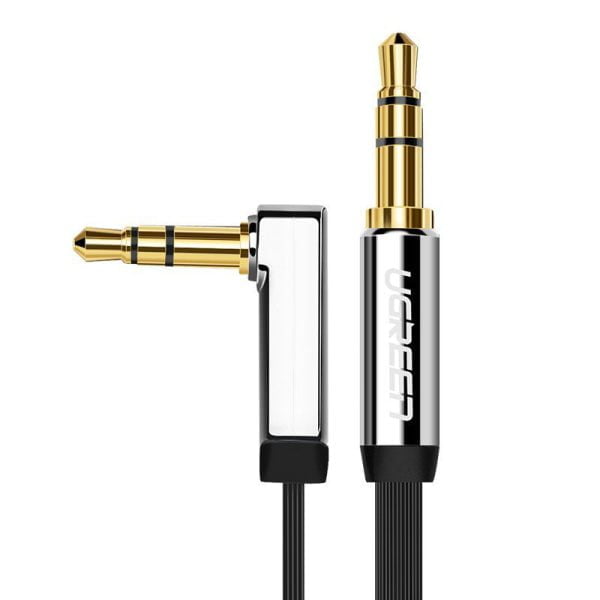 Cáp âm thanh 3.5mm dài 1m góc 90 Ugreen 10597