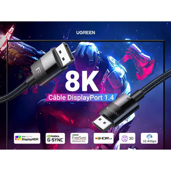 Dây Cáp Displayport Ugreen DP114