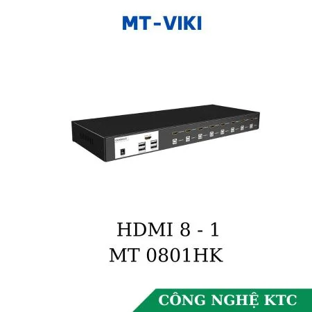 Bộ chia HDMI 8 ra 1 có KVM MT-VIKI MT-0801HK