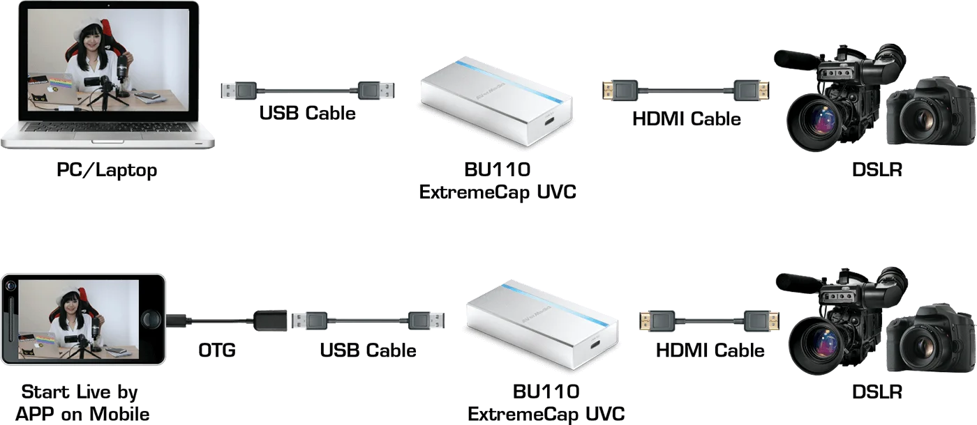 Thiết bị ghi hình ExtremeCap UCV AVerMedia BU110
