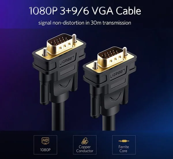 Cáp VGA 1.5M cao cấp Ugreen 11630