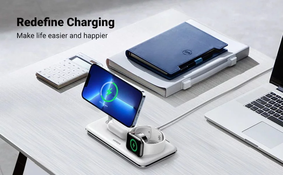 Bộ sạc không dây MagSafe Ugreen 90326 3 in 1