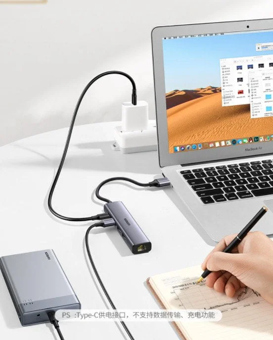 Bộ chia USB 3.0 ra 3 cổng USB 3.0 + Lan 1000Mbps Ugreen 20915
