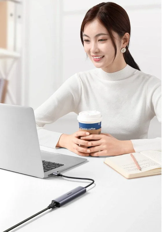 Bộ chia USB 3.0 ra 3 cổng USB 3.0 + Lan 1000Mbps Ugreen 20915