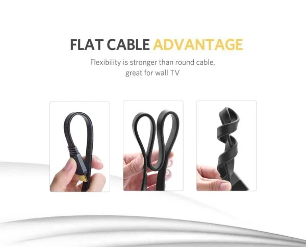 Cáp HDMI 2.0 dẹt dài 1,5m hỗ trợ 4K@60MHz Ugreen 50819