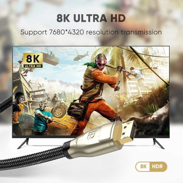 Cáp Displayport 1.4 dài 3m  4K*2K 60Hz Ugreen 60844