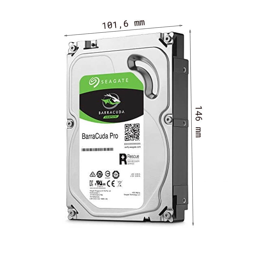Ổ cứng HDD Seagate BarraCuda 1TB-6TB 3.5" SATA 5400RPM-7200RPM 64MB-256MB - Ảnh 2
